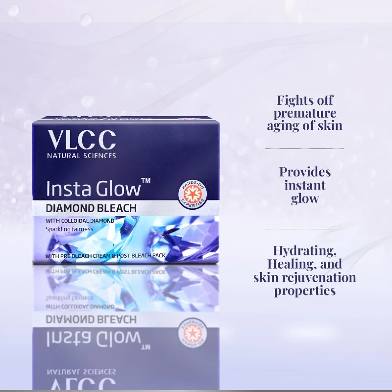 VLCC Insta Glow Diamond Bleach, 402 g-4.webp